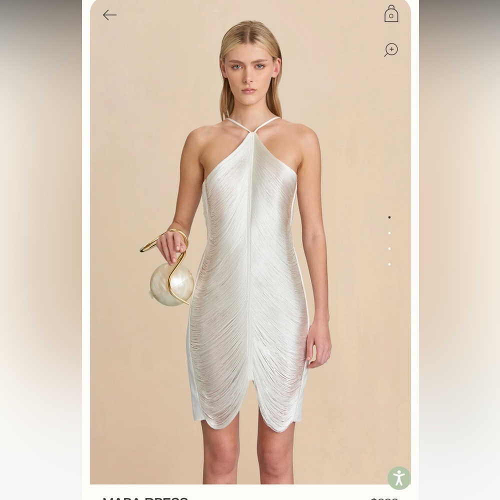 Cult Gaia Mara dress in white
